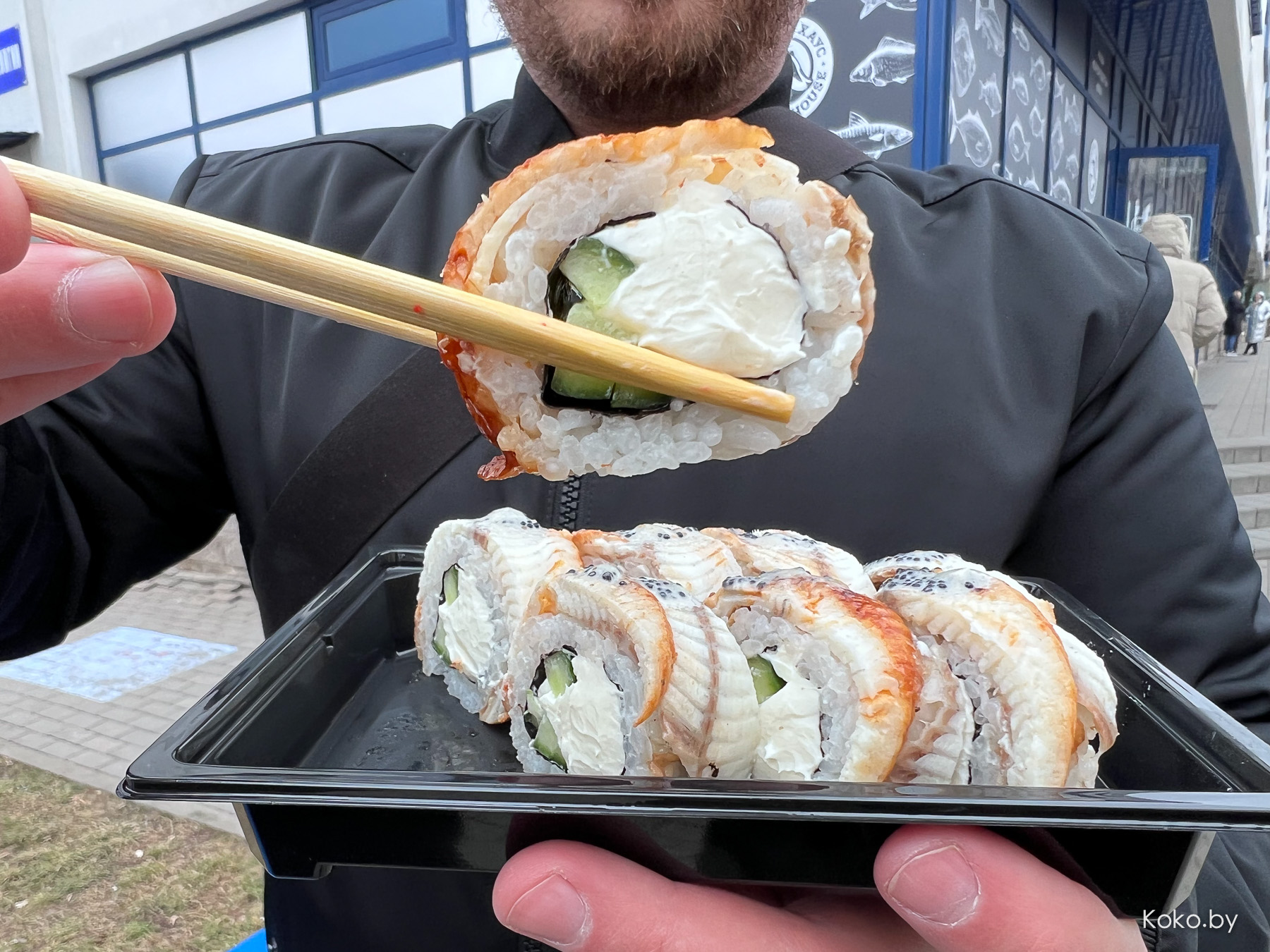 Контрольная закупка в рыбном магазине «Дом Барсука»: суши Филадельфия по 12р, маринованный лосось по 7р - фото - 33