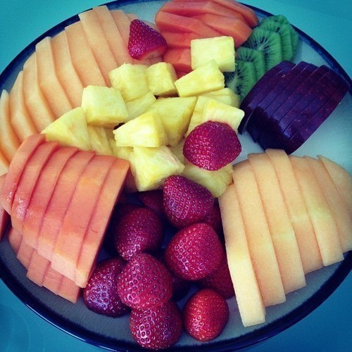 Instagram: Красивое оформление фруктов