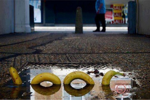 Лига жратвы: Банановый стрит-арт