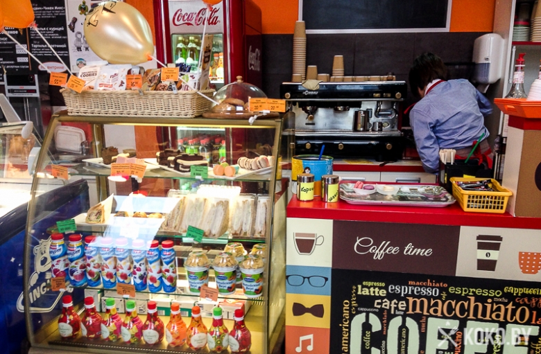 Заведения: ТЦ Немиге: Кафе «Eskimos Kiss» заняли место «Coffee Box» и начали продавать кофе с 8 утра