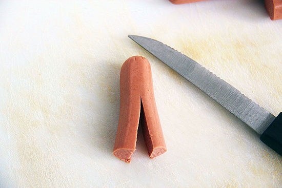 Лига жратвы: Полезные сосиски - осьминожки для самых маленьких