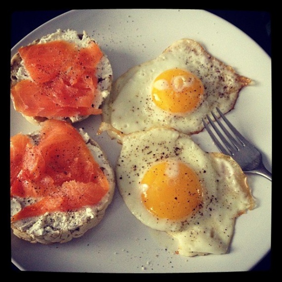 Instagram food: Завтрак яичный