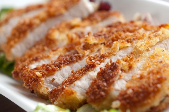 Мясо: Свиные отбивные в кляре / Мясные блюда