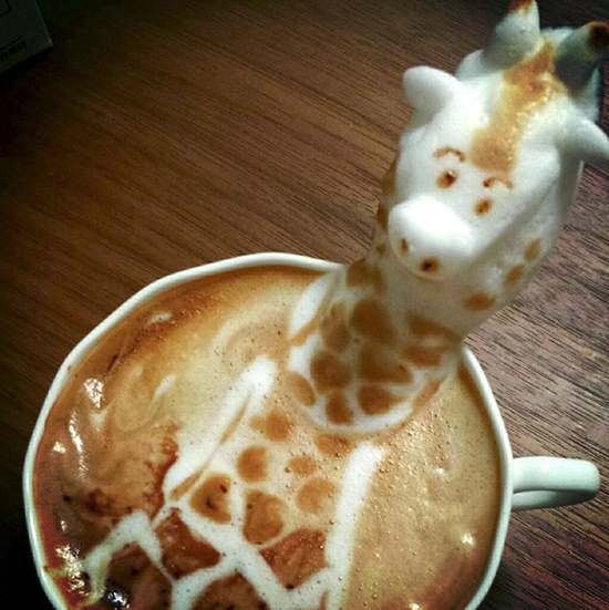 Вкусное о еде: 3D-рисунки на кофе