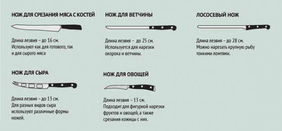 Советы: Вкусное о еде: А что вы знаете о кухонных ножах?