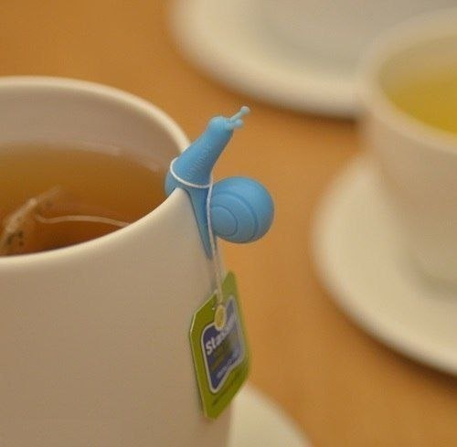 Лига жратвы: Улитка - держатель чайных пакетиков