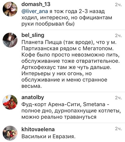 Минск: В какие заведения боятся ходить минчане