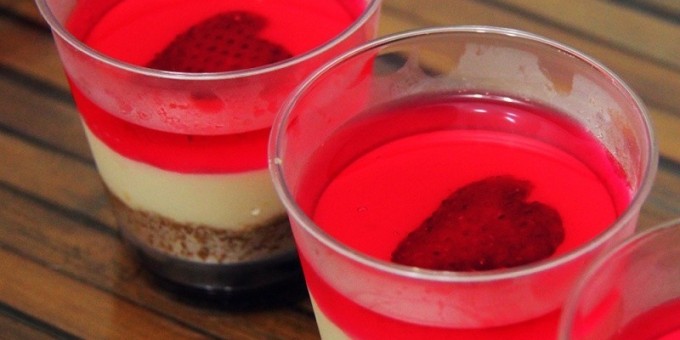 Желейные сердечки на День святого Валентина