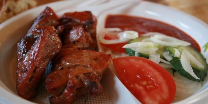 Армянская кухня: Шашлык по-карски