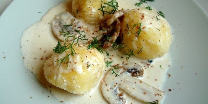 Быстрый рецепт сырных клецок