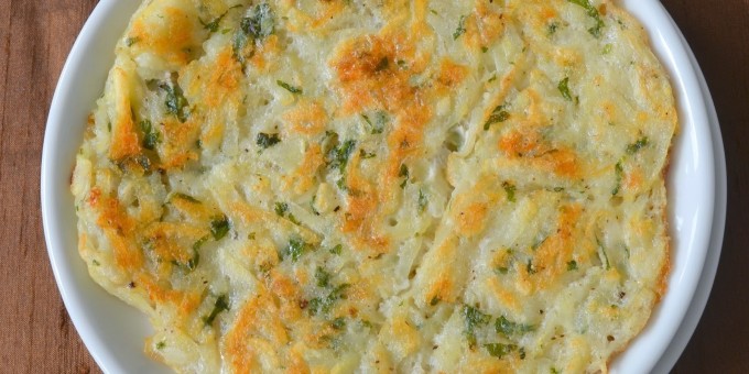 Тонкие картофельные блинчики за завтрак