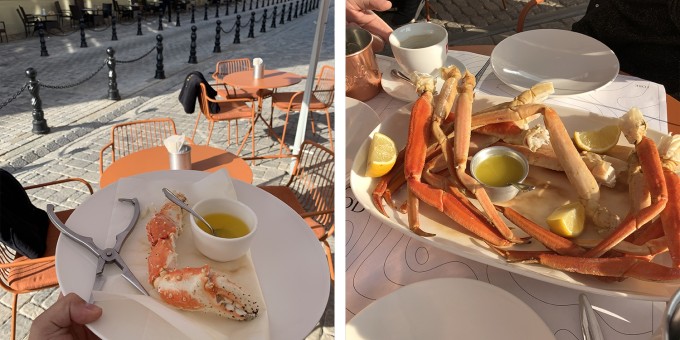 В устричном «Си Фуд Баре» запустили крабовое меню для олигархов и хищных инстаграмщиц