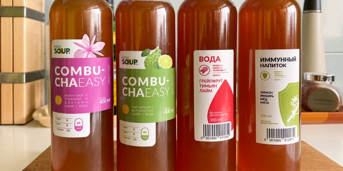 В «Easy Soup» запустили дедовскую комбучу на чае