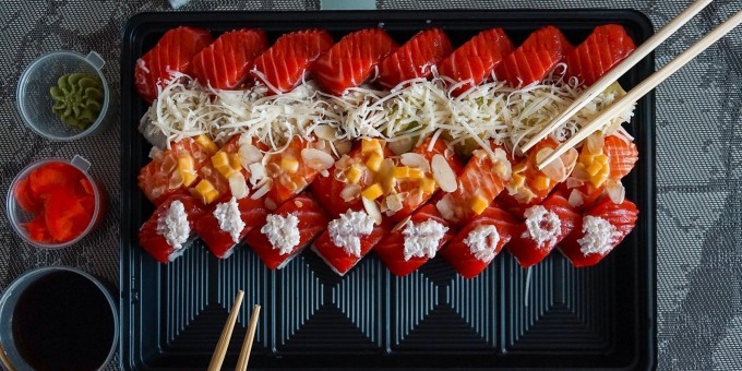 В «Суши Шеф Артс» запустили праздничные роллы в новых сочетаниях