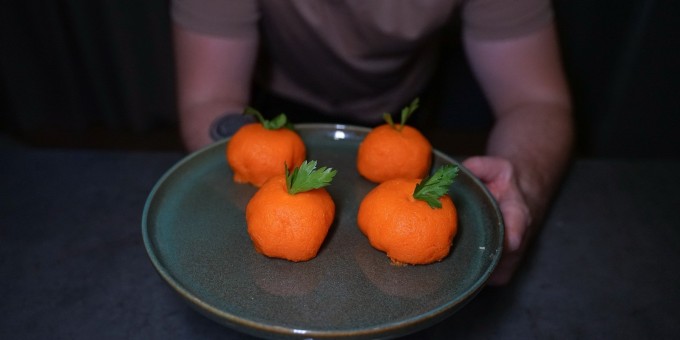 Рецепт закуски «Мандарин как живой» для праздничного стола