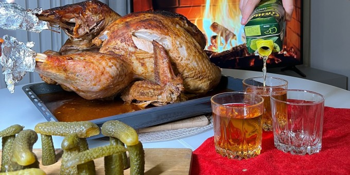 Как мы готовили самую большую рождественскую индюшку, что я видел!