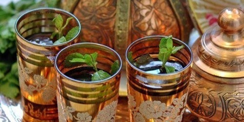 Марокканский чай с корицей и мятой