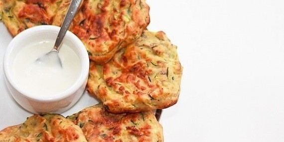 ФОТО РЕЦЕПТ: Запеченные кабачковые оладьи