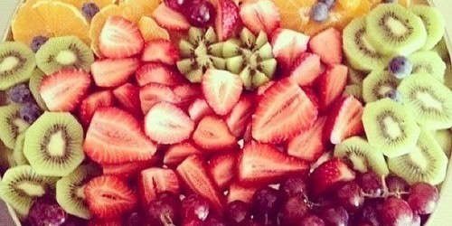 Красивое оформление фруктов