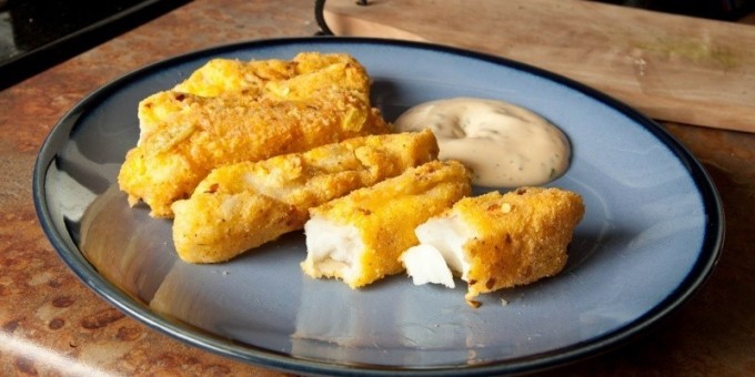 Домашние рыбные палочки