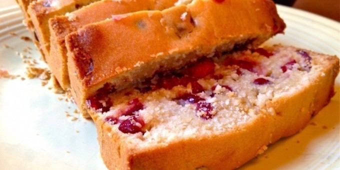 Простой рецепт: Апельсиново-клюквенный торт