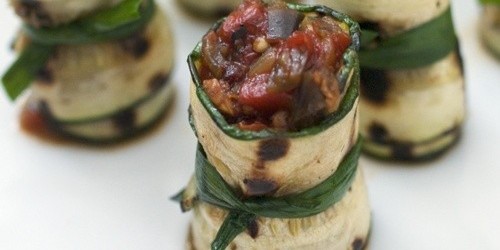 Кабачковые рататуй-роллы