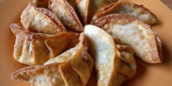 Настоящая слоеная узбекская самса