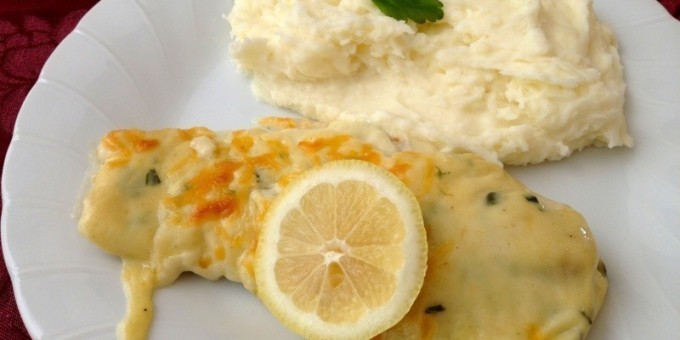 Филе рыбы под сырной корочкой